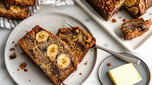 Chunky Mushroom Chocolate Banana Bread