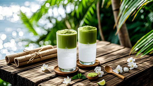 Matcha Mushroom Coconut Cold Foam