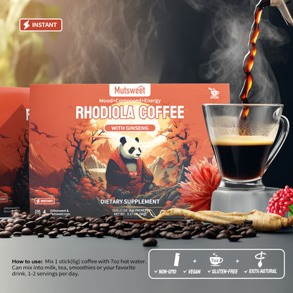 Rhodiola Rosea Coffee with Ginseng