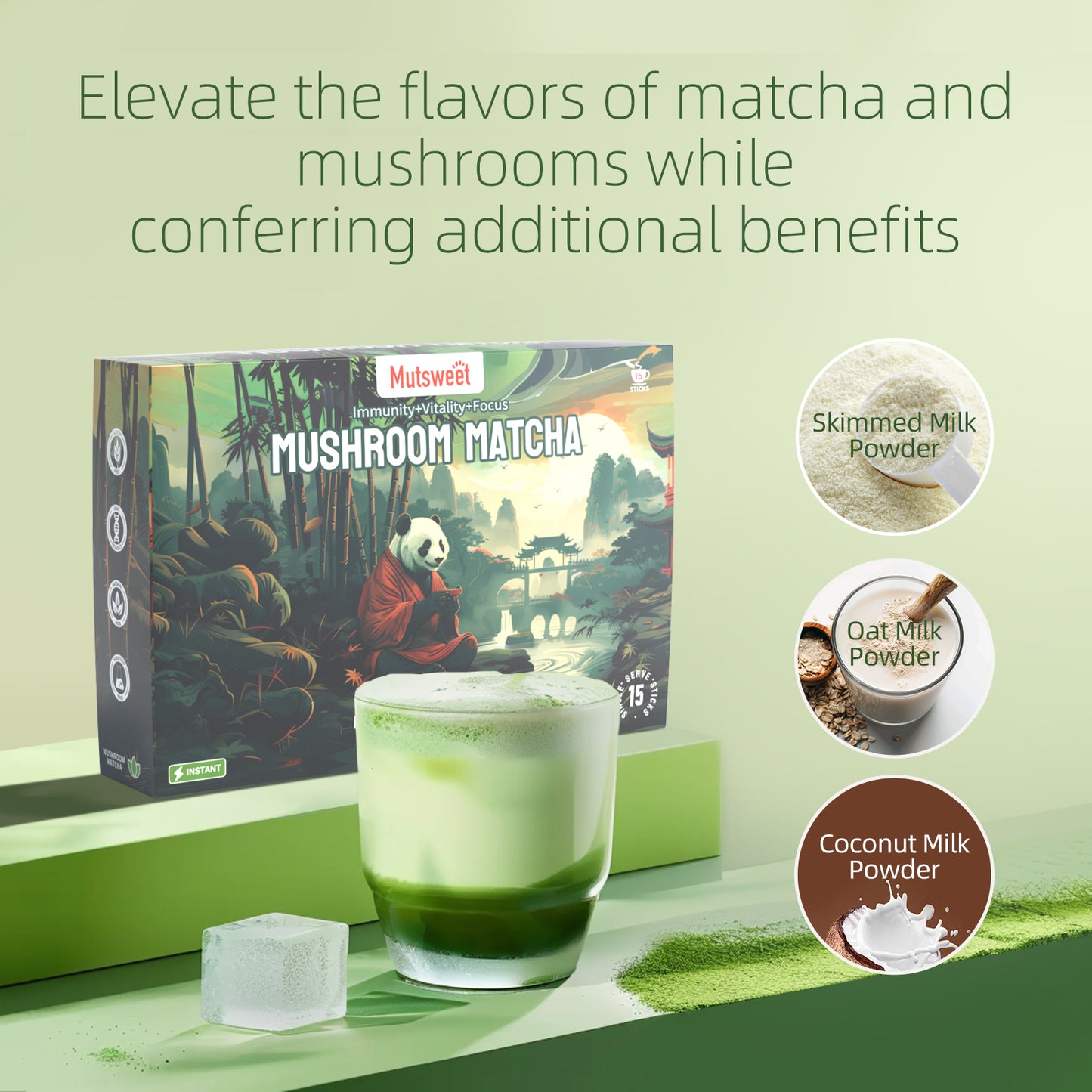 Mutsweet Matcha Green Tea Powder