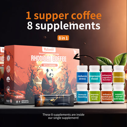 Rhodiola Rosea Coffee with Ginseng